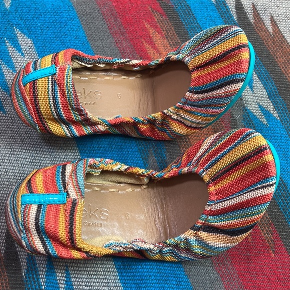 🍀🌸Tieks Sunset stripe Vegan flats 🌸🍀 - Picture 10 of 10